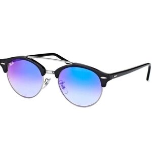 Ray-Ban Sunglasses RB4346 Blue Gradient Mirrored 51-19 Brand New - No Tags
